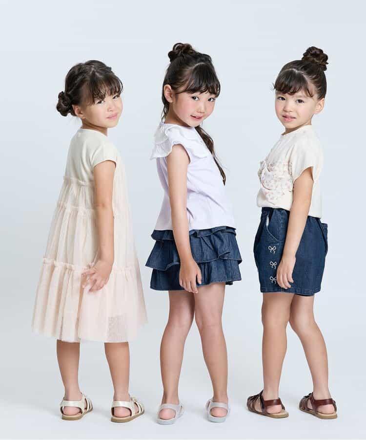 蝴蝶結刺繡短褲