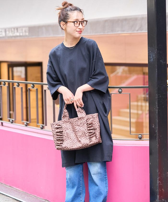 大尺寸T恤短袖迷你連衣裙