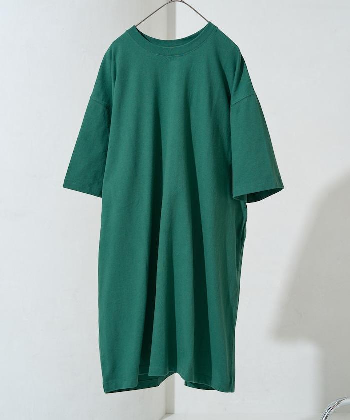 大尺寸T恤短袖迷你連衣裙