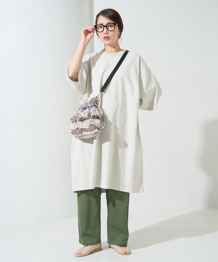 大尺寸T恤短袖迷你連衣裙