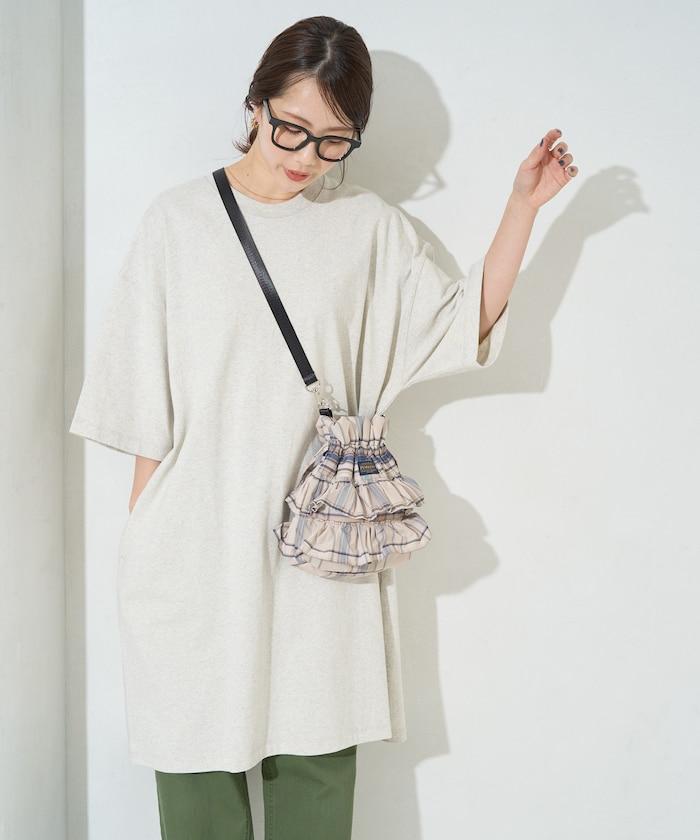 大尺寸T恤短袖迷你連衣裙