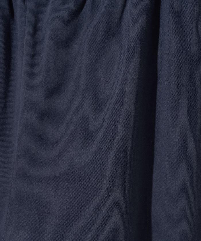 V領法式短袖褲裝套裝(T恤衫·休閒褲)