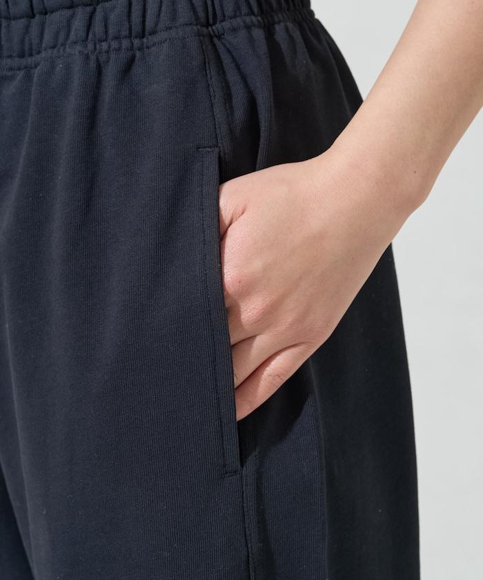 V領法式短袖褲裝套裝(T恤衫·休閒褲)