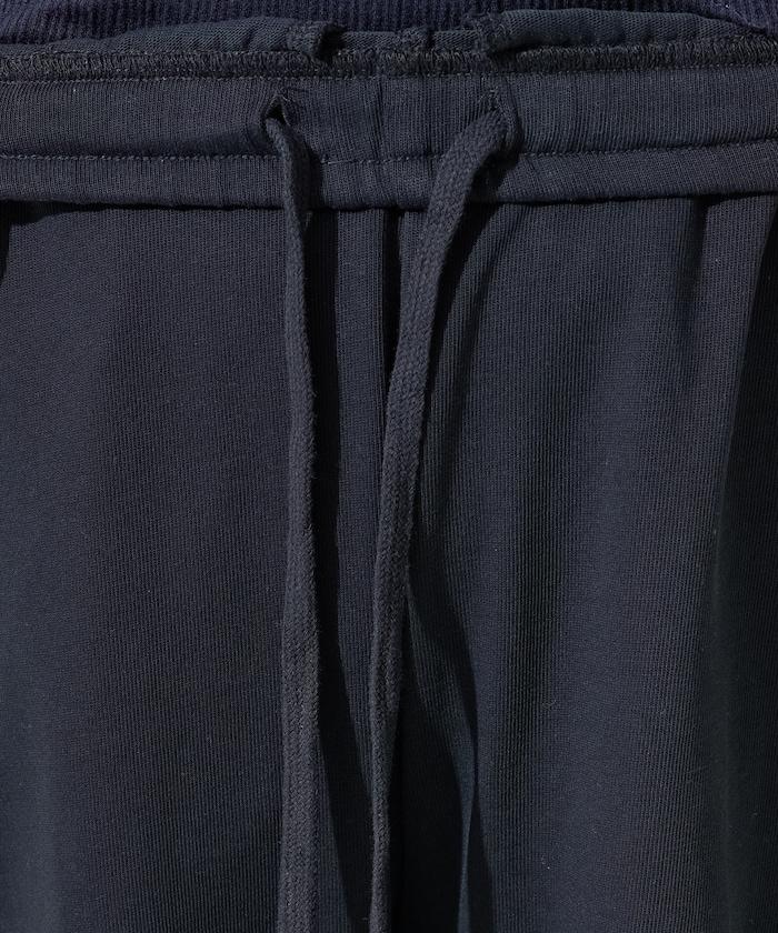 V領法式短袖褲裝套裝(T恤衫·休閒褲)