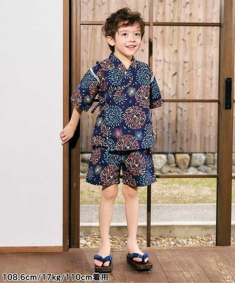 【連衣裙】蘋果的優雅男士浴衣