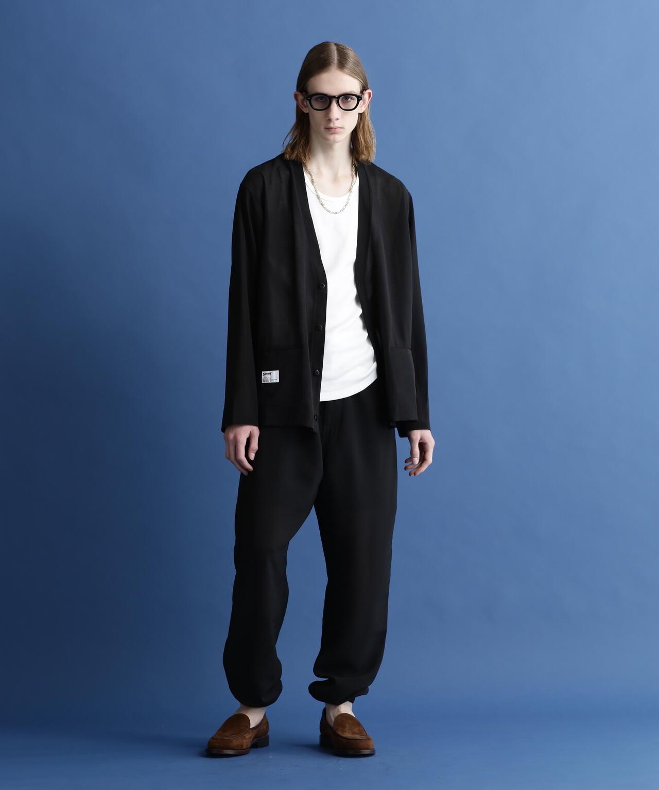 SLUB CHIFFON CARDIGAN/亞麻紗雪紡開衫