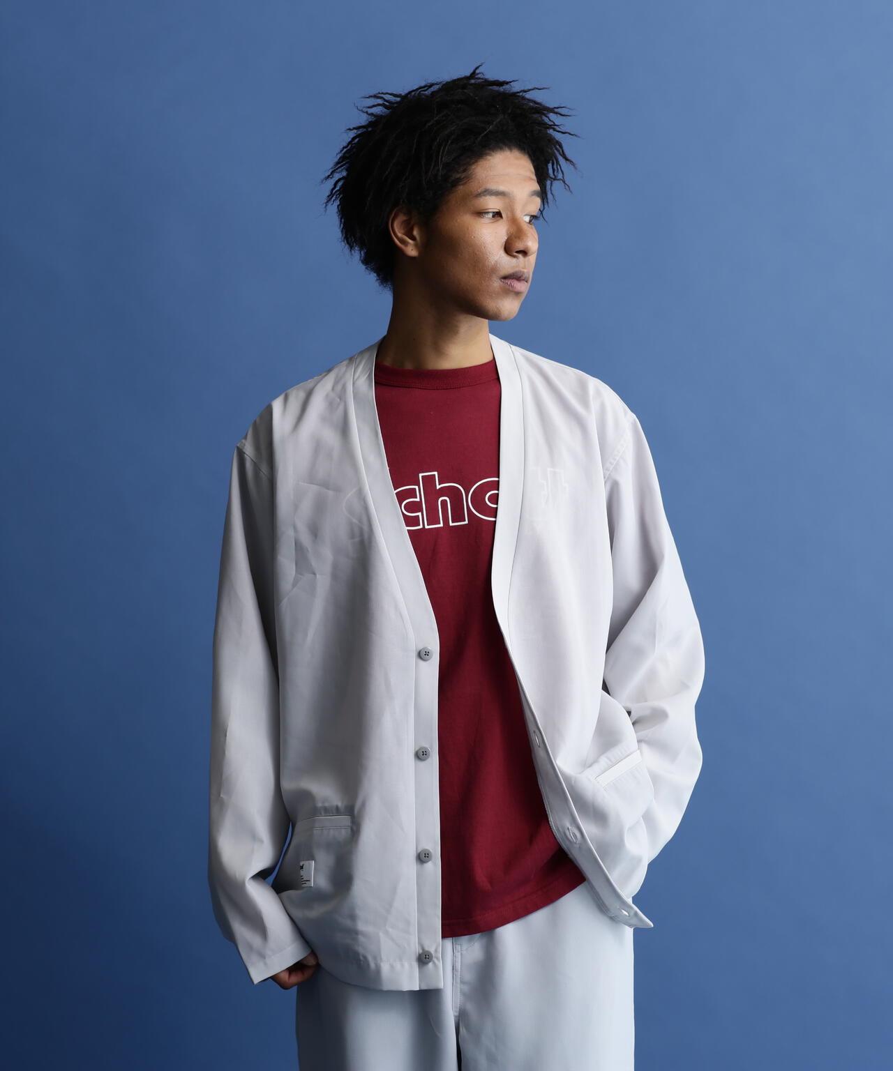 SLUB CHIFFON CARDIGAN/亞麻紗雪紡開衫