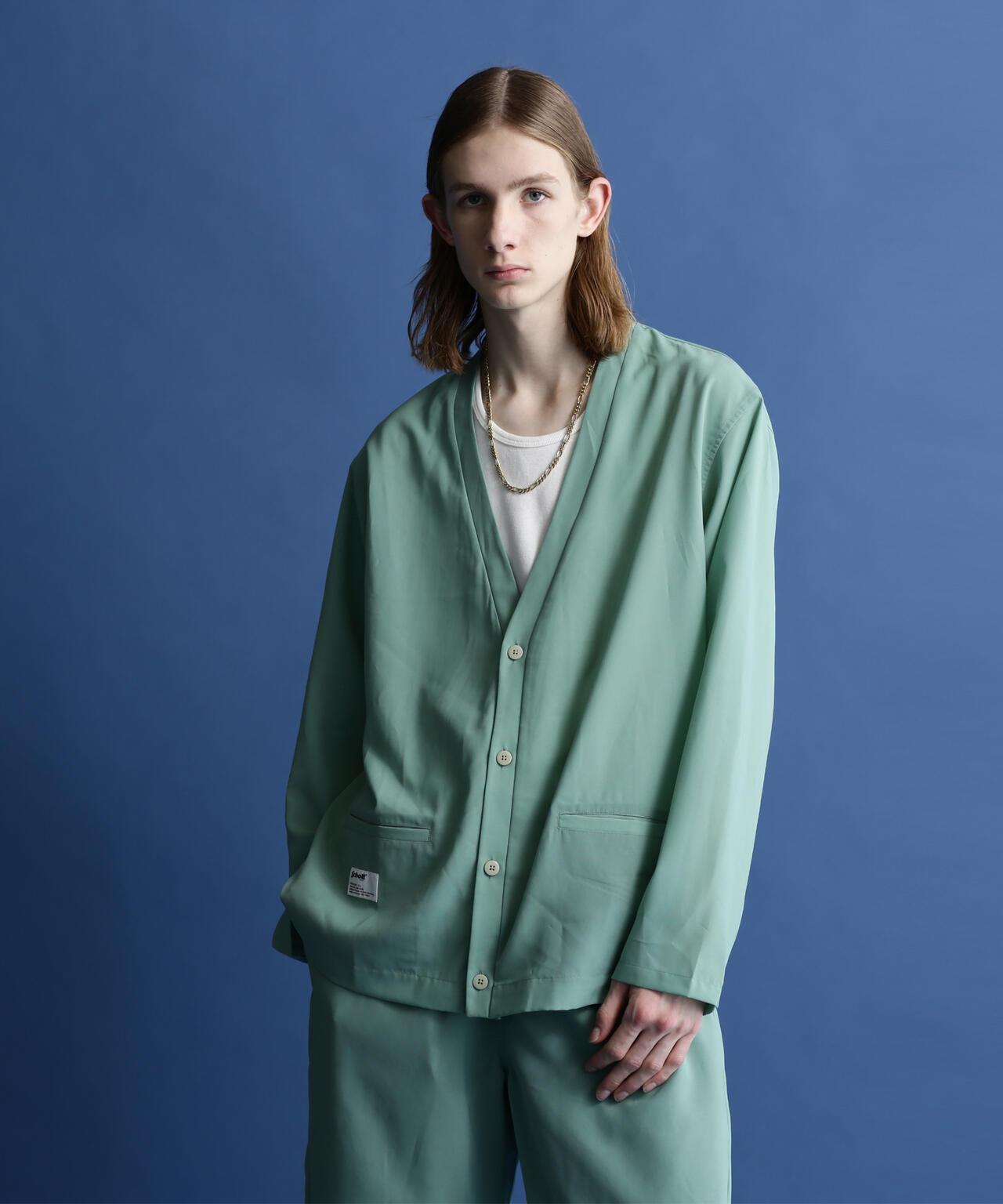SLUB CHIFFON CARDIGAN/亞麻紗雪紡開衫