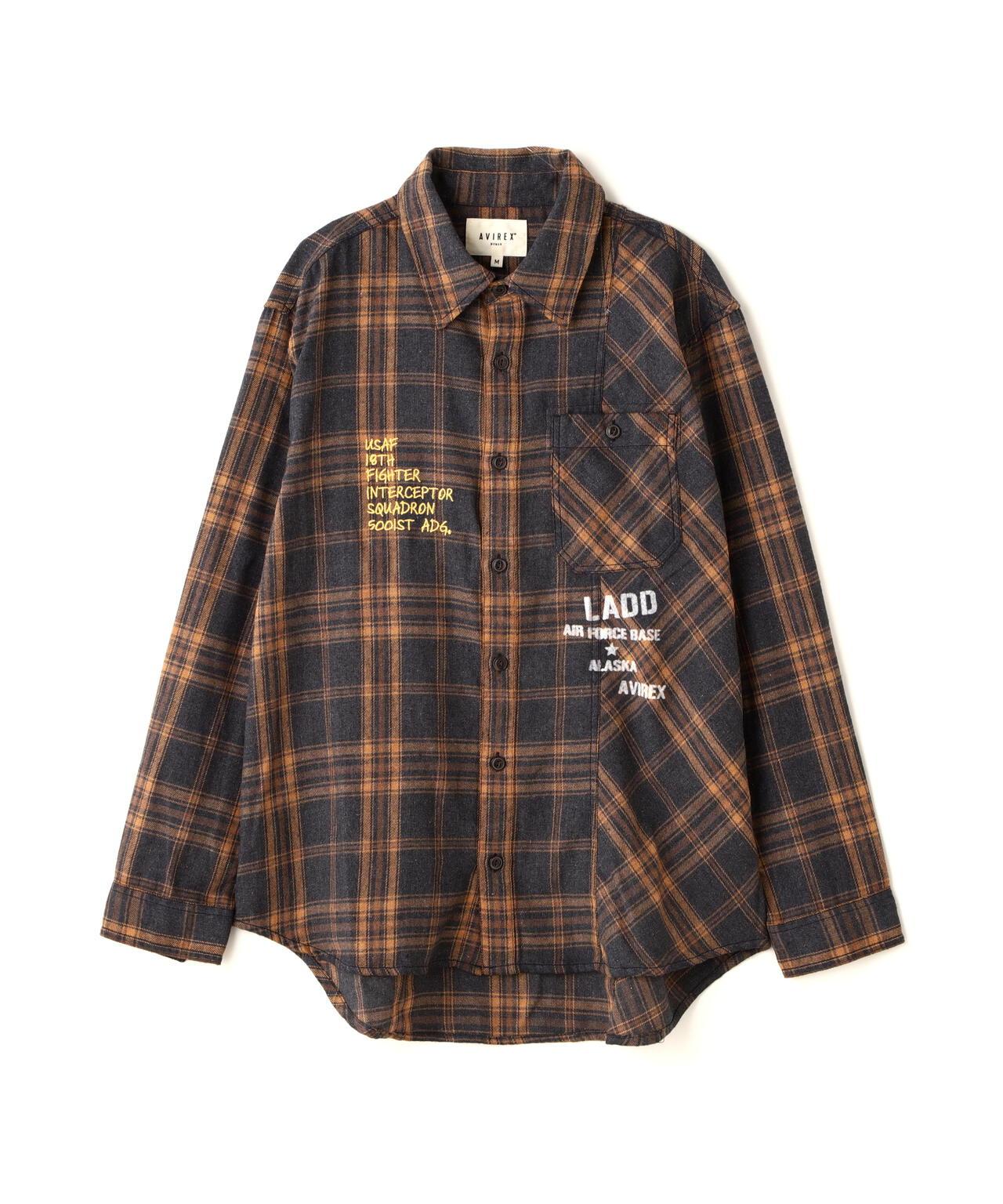 化學洗滌格子襯衫