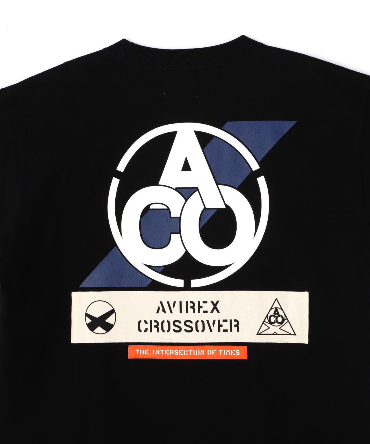 《CROSSOVER》拼接T恤 / AVIREX / 阿維雷克斯