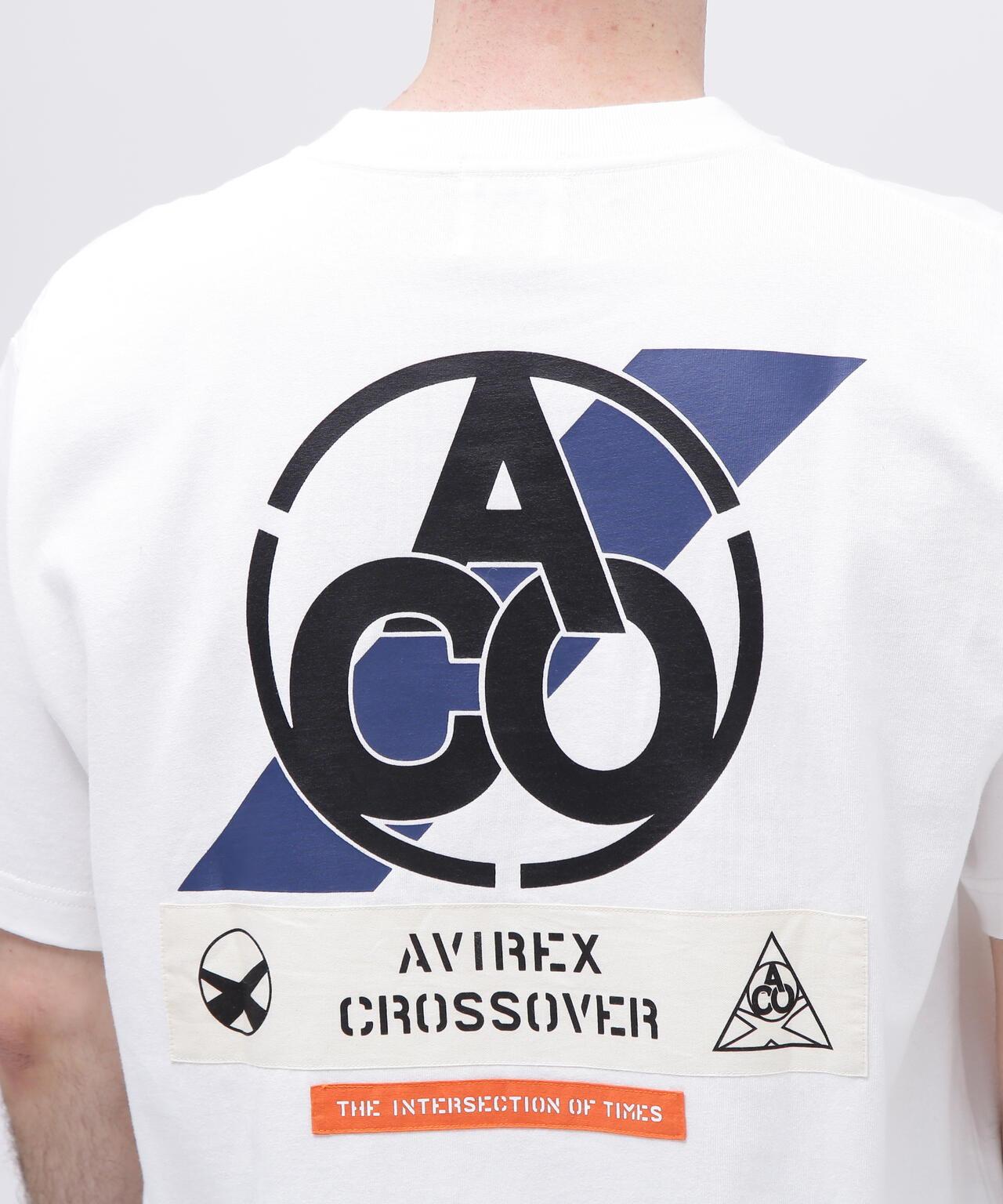 《CROSSOVER》拼接T恤 / AVIREX / 阿維雷克斯
