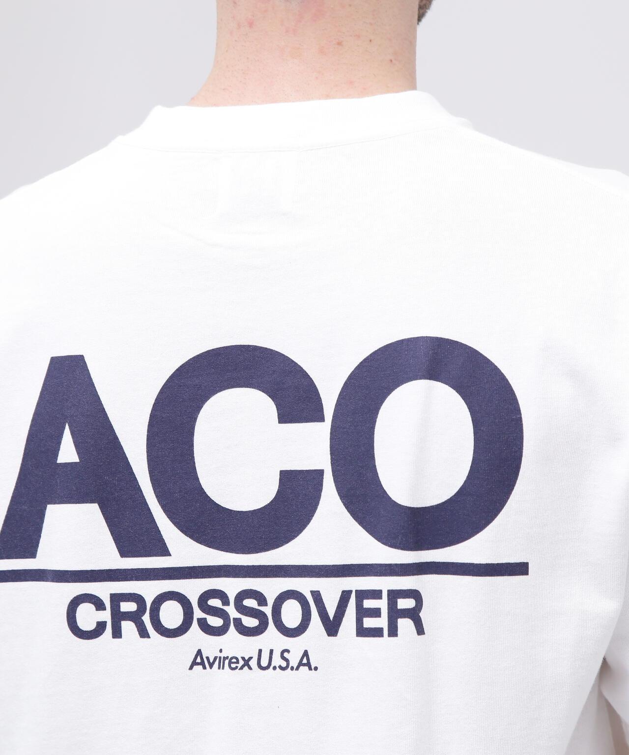 《CROSSOVER》線條T恤 / AVIREX / 阿維雷克斯