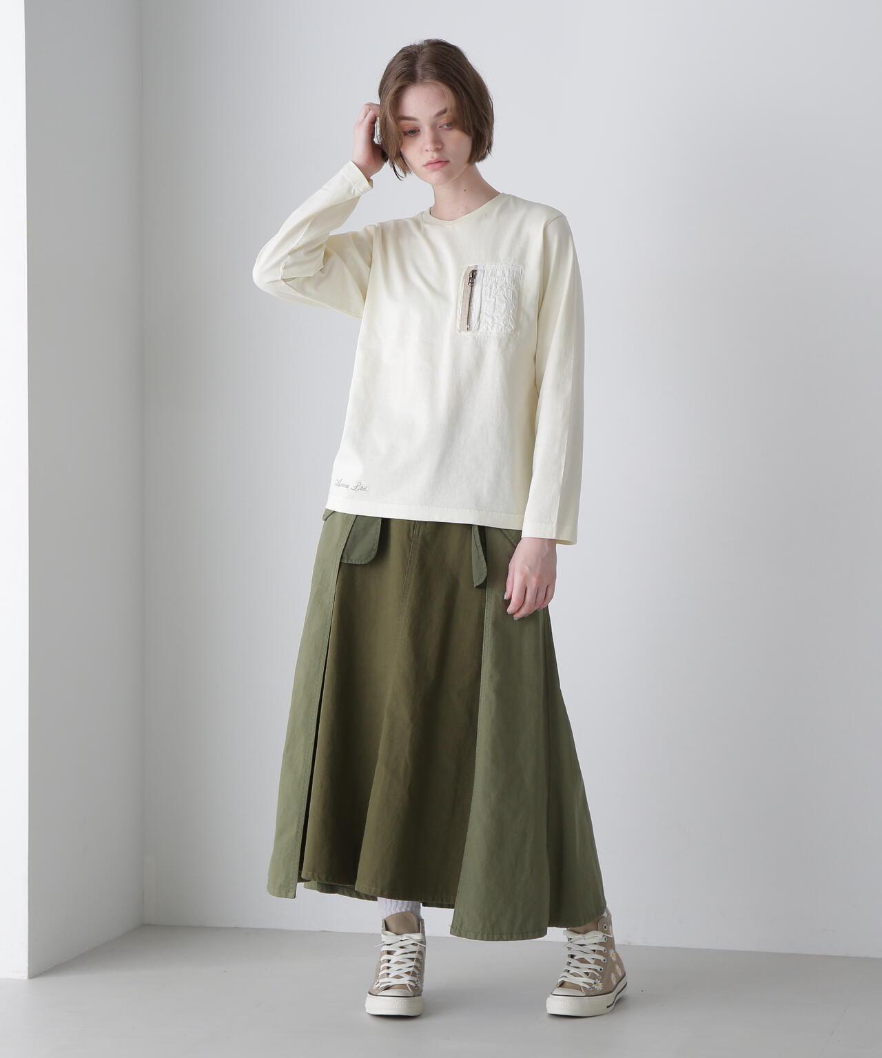《直營店限定》長袖褪色 MA-1 口袋款