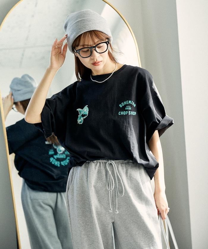 "BMCP WOLF" 狼 後背印花T恤