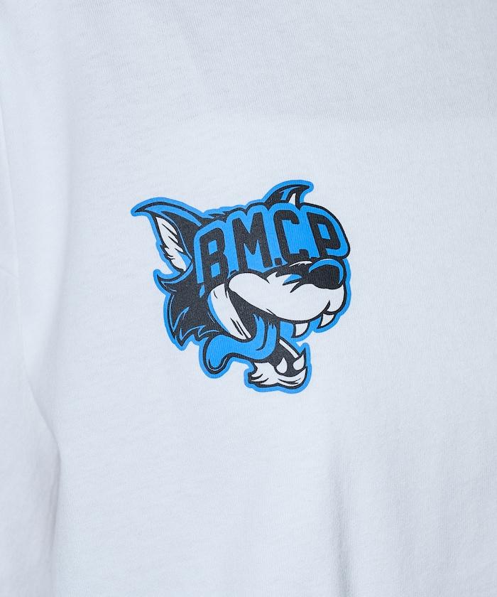 "BMCP WOLF" 狼 後背印花T恤