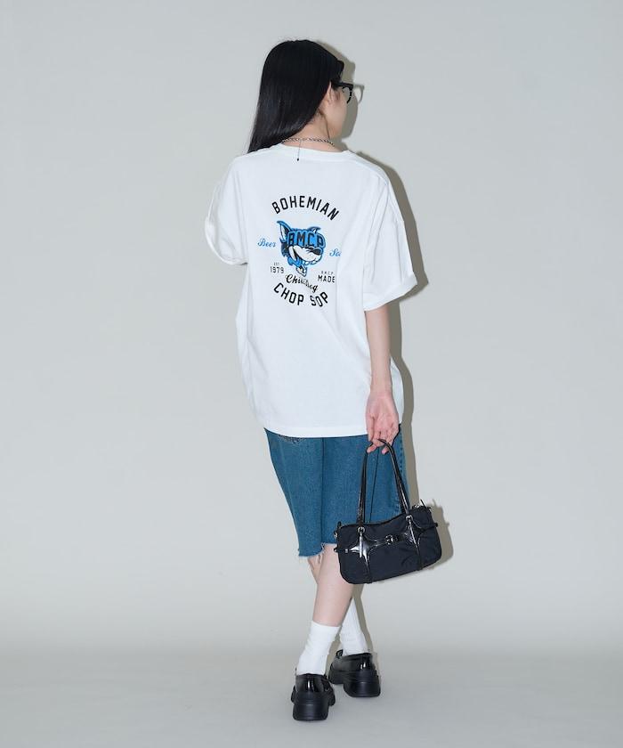 "BMCP WOLF" 狼 後背印花T恤