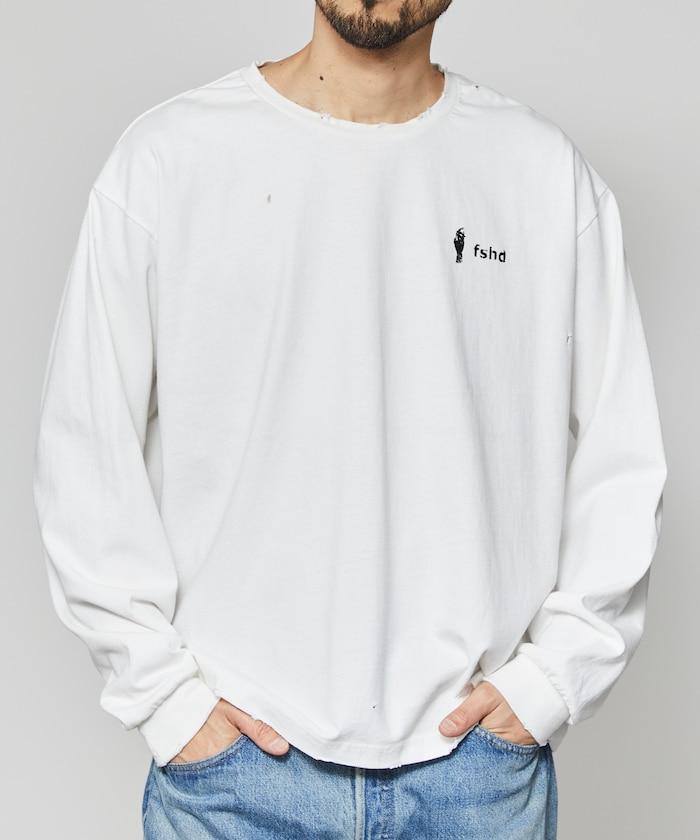 破壞長袖T-shirt