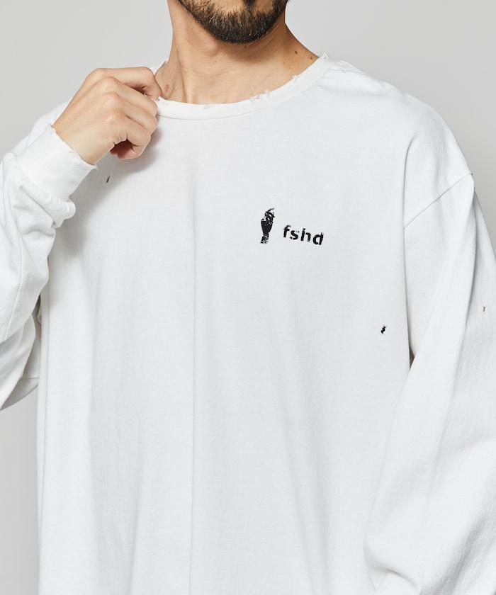 破壞長袖T-shirt
