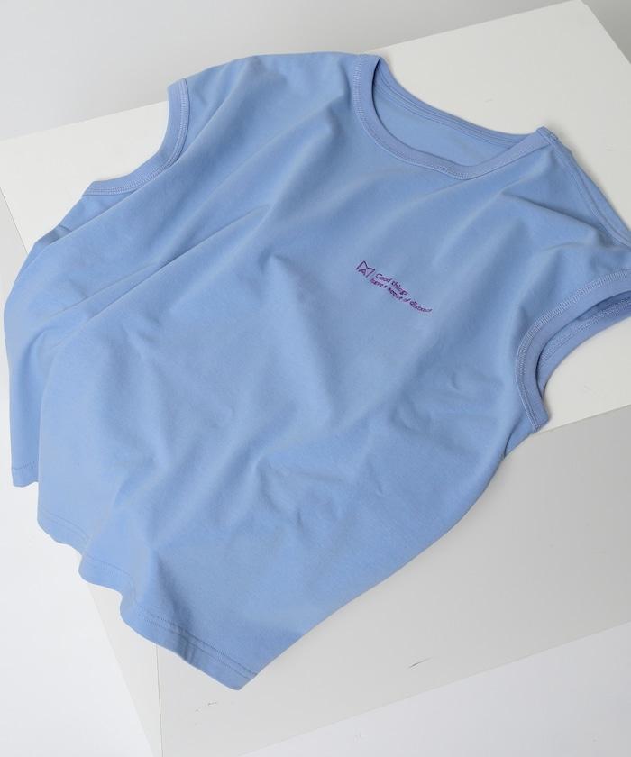 基礎logo法式短袖T恤