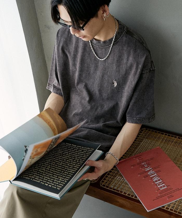 聯名 一點刺繡logo顏料T恤【限定推出】