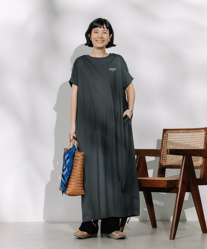 聯名 側拉鍊連衣裙