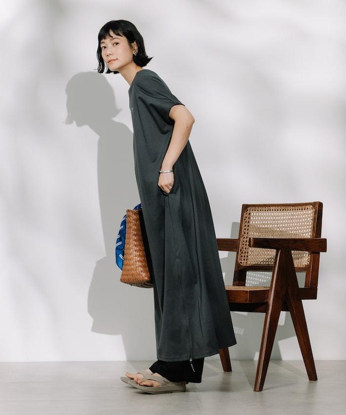 聯名 側拉鍊連衣裙