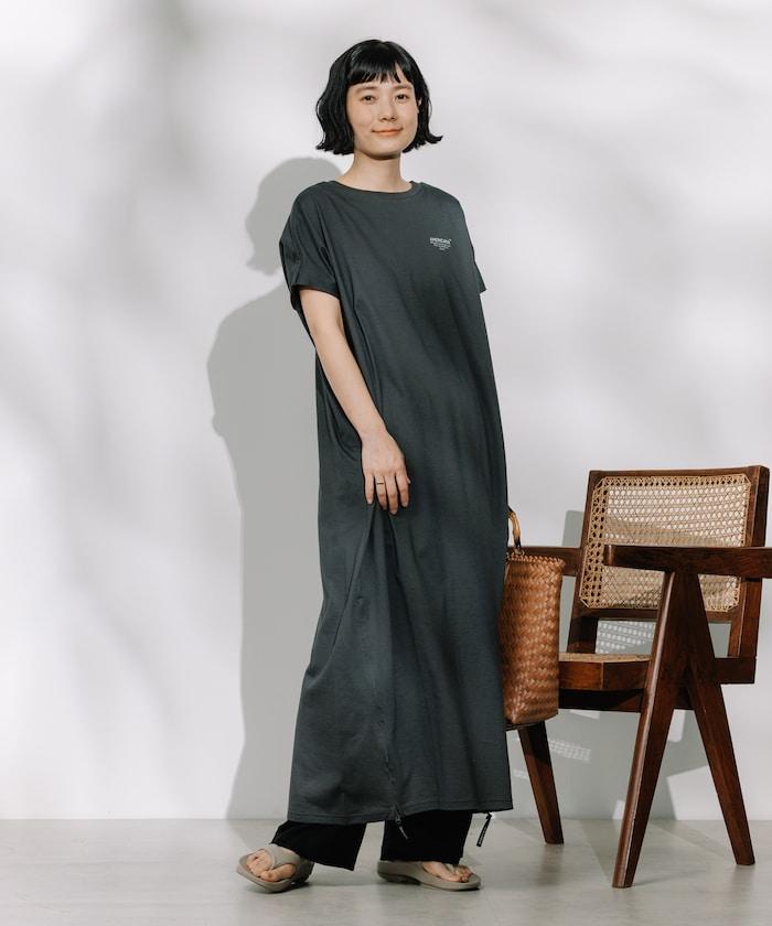 聯名 側拉鍊連衣裙