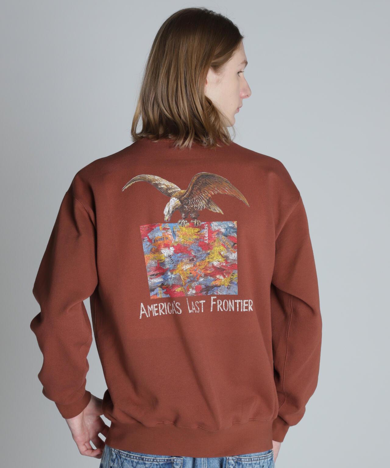 CREW NECK 毛衣 鷹和地圖