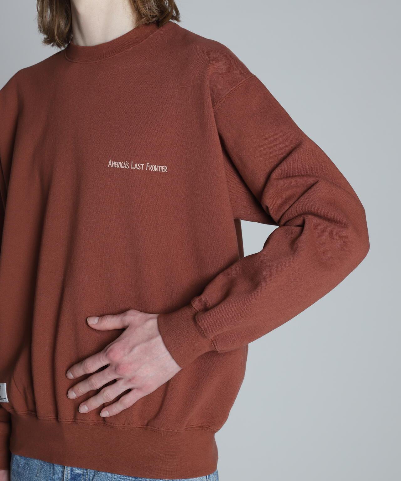 CREW NECK 毛衣 鷹和地圖