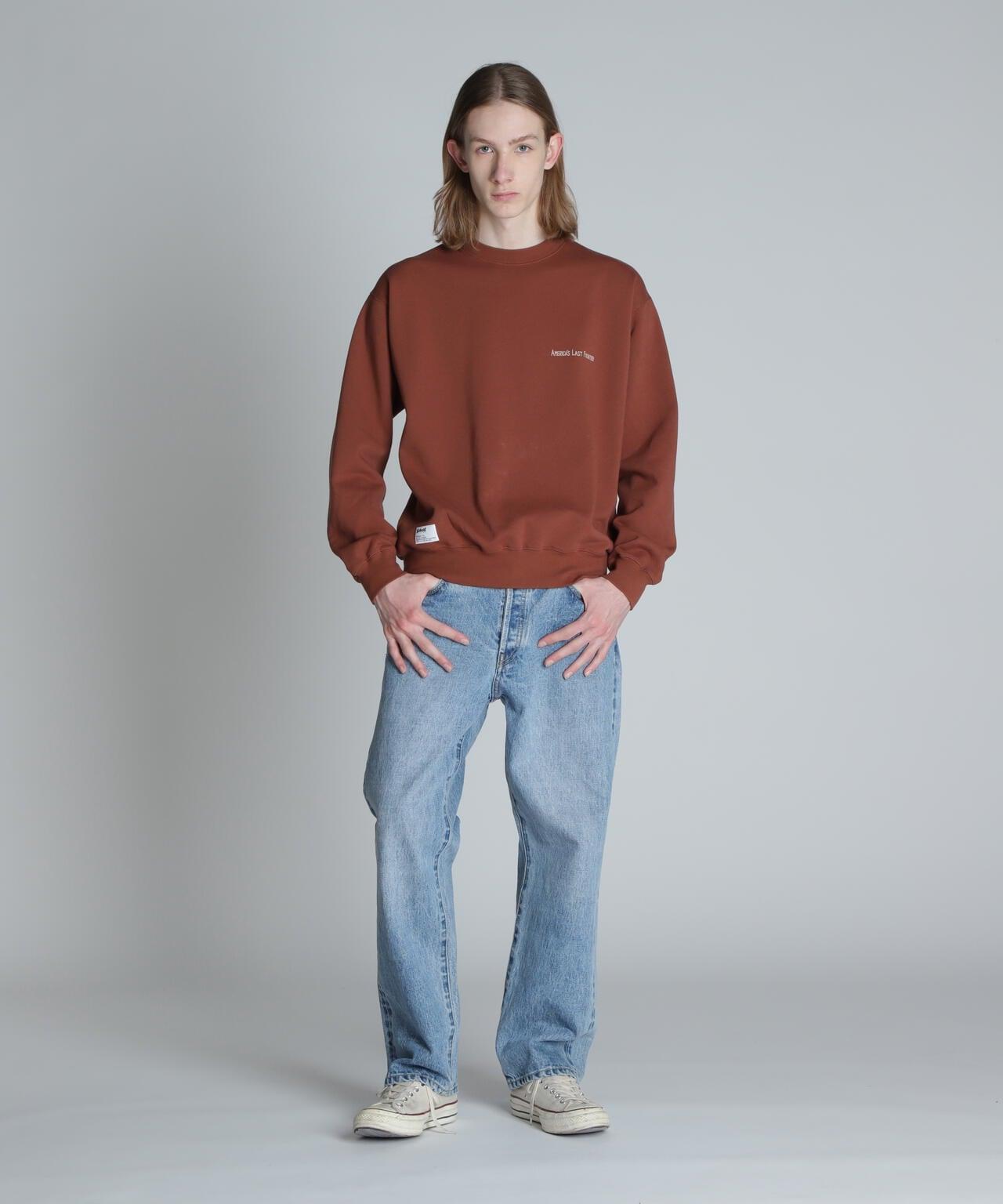 CREW NECK 毛衣 鷹和地圖