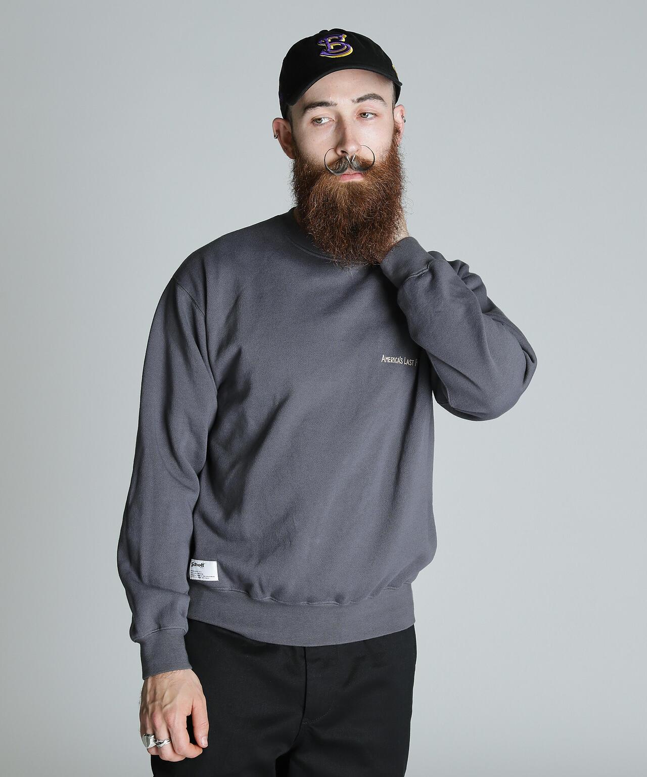 CREW NECK 毛衣 鷹和地圖