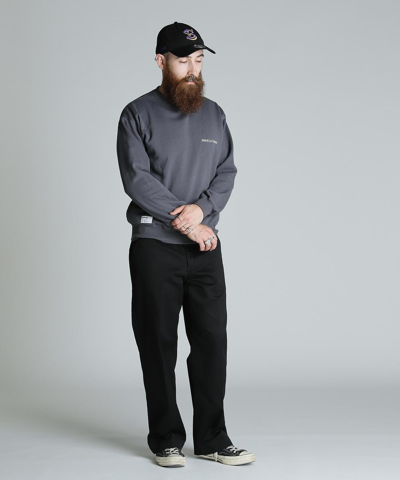 CREW NECK 毛衣 鷹和地圖