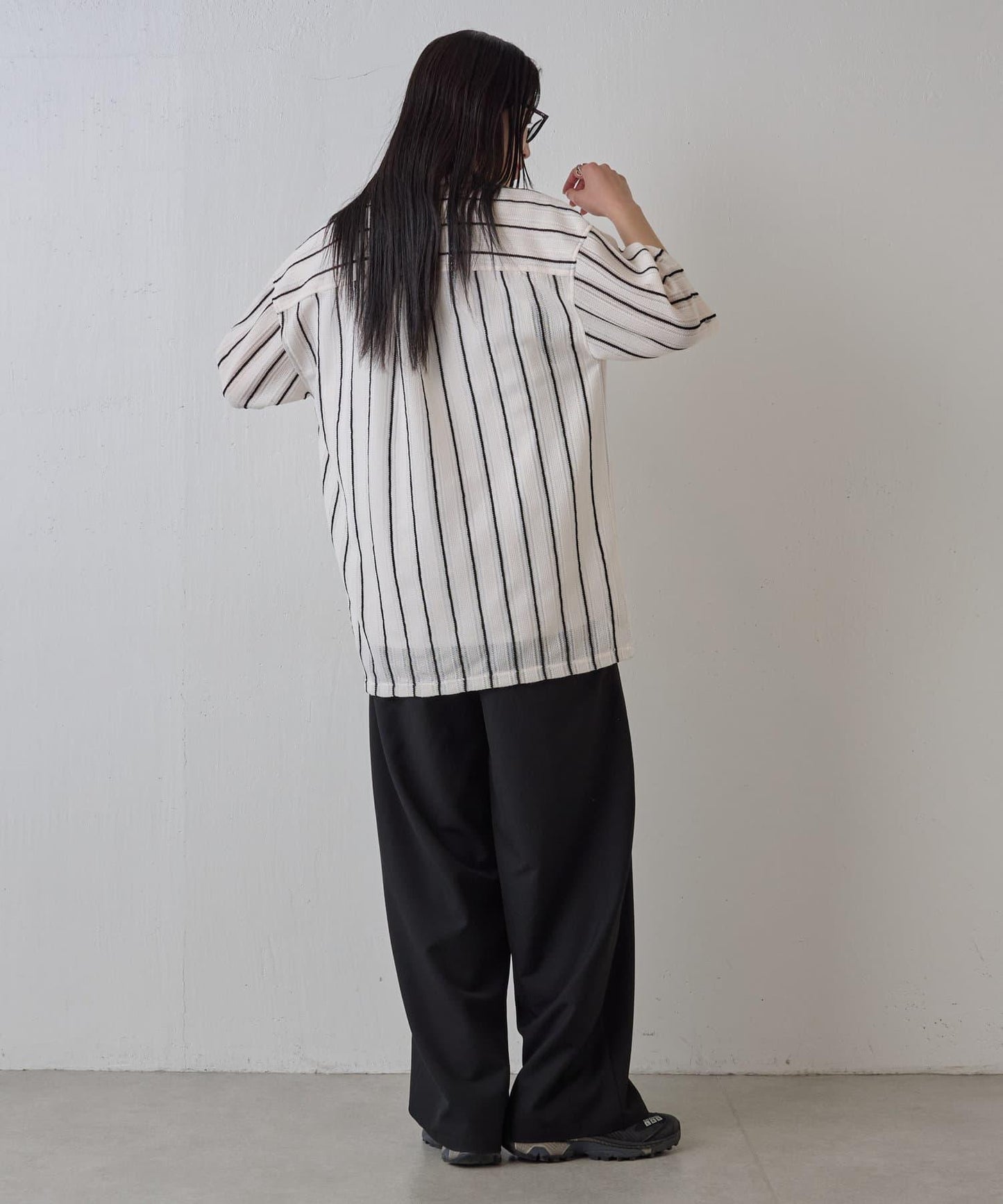 【SS/復刻】透視針織半袖襯衫