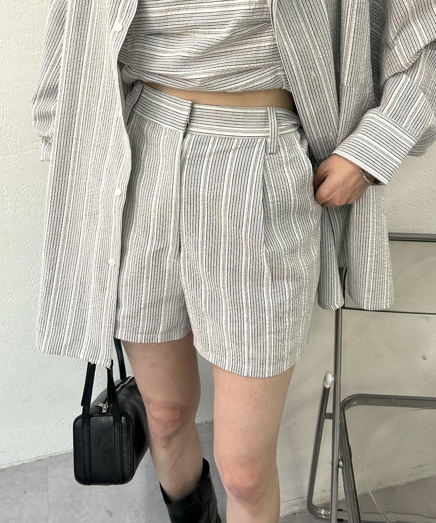 條紋短褲