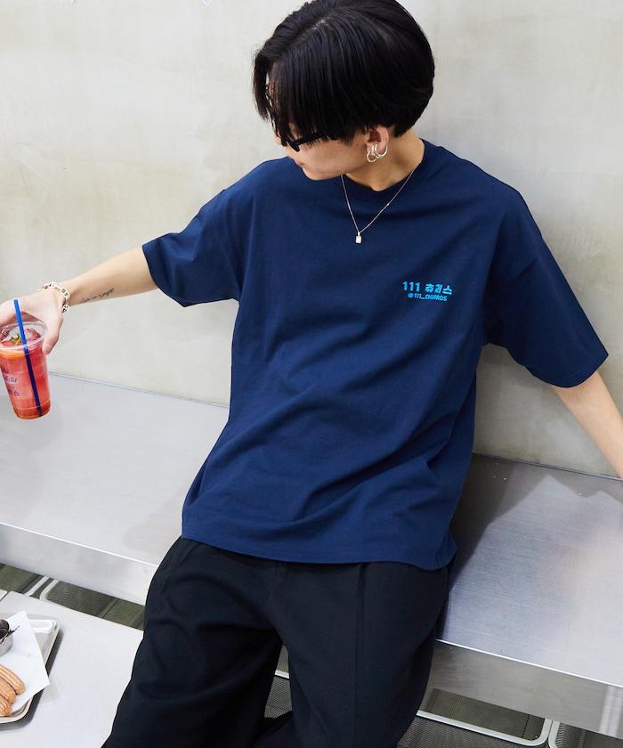111根冬甩×FREAK'S STORE 大尺寸 後背印花 圓領 T恤