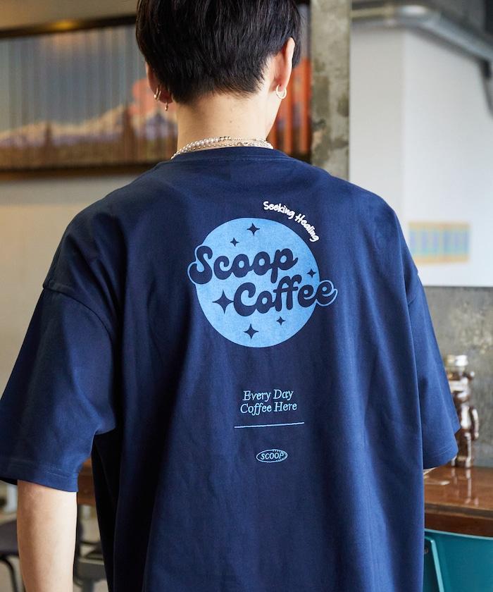 Scoop Coffee×FREAK'S STORE 聯名 大尺寸 後背印花 T恤