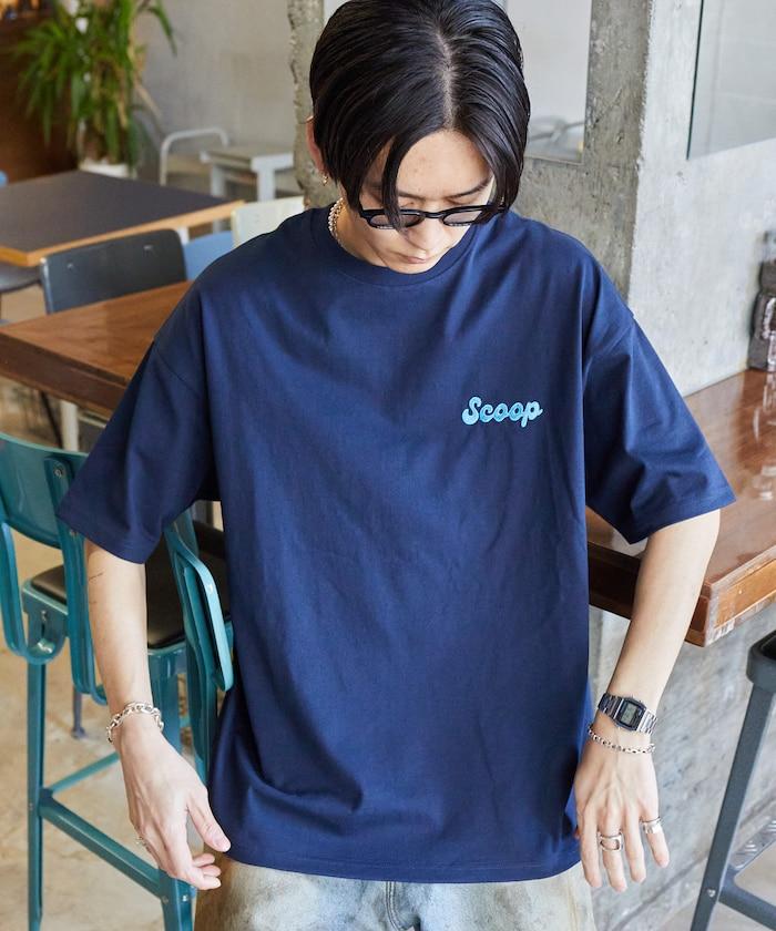Scoop Coffee×FREAK'S STORE 聯名 大尺寸 後背印花 T恤