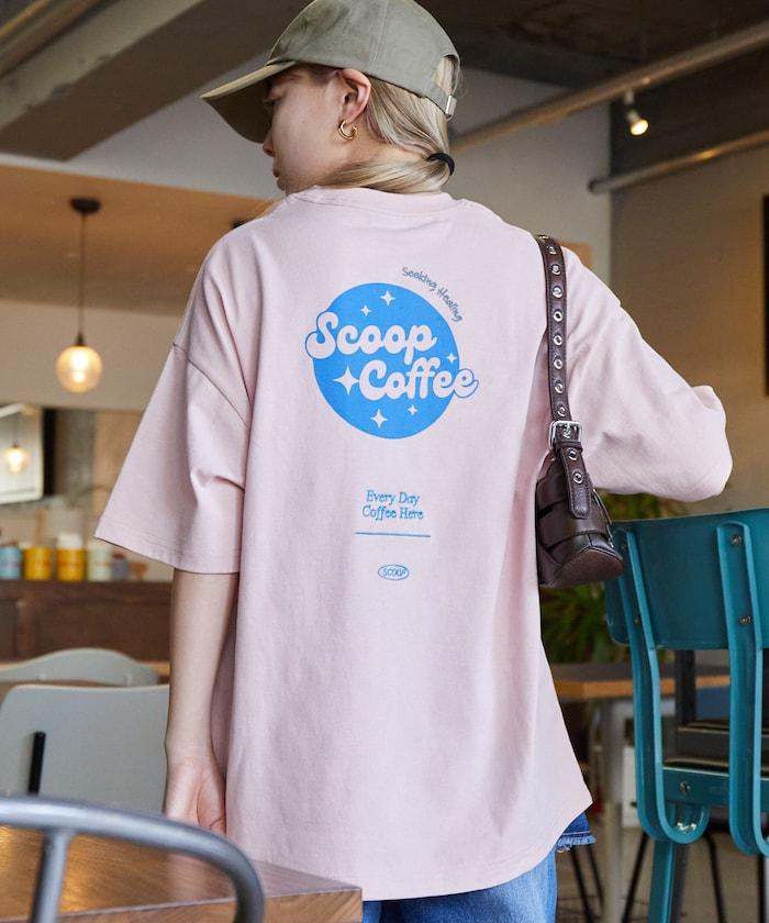 Scoop Coffee×FREAK'S STORE 聯名 大尺寸 後背印花 T恤