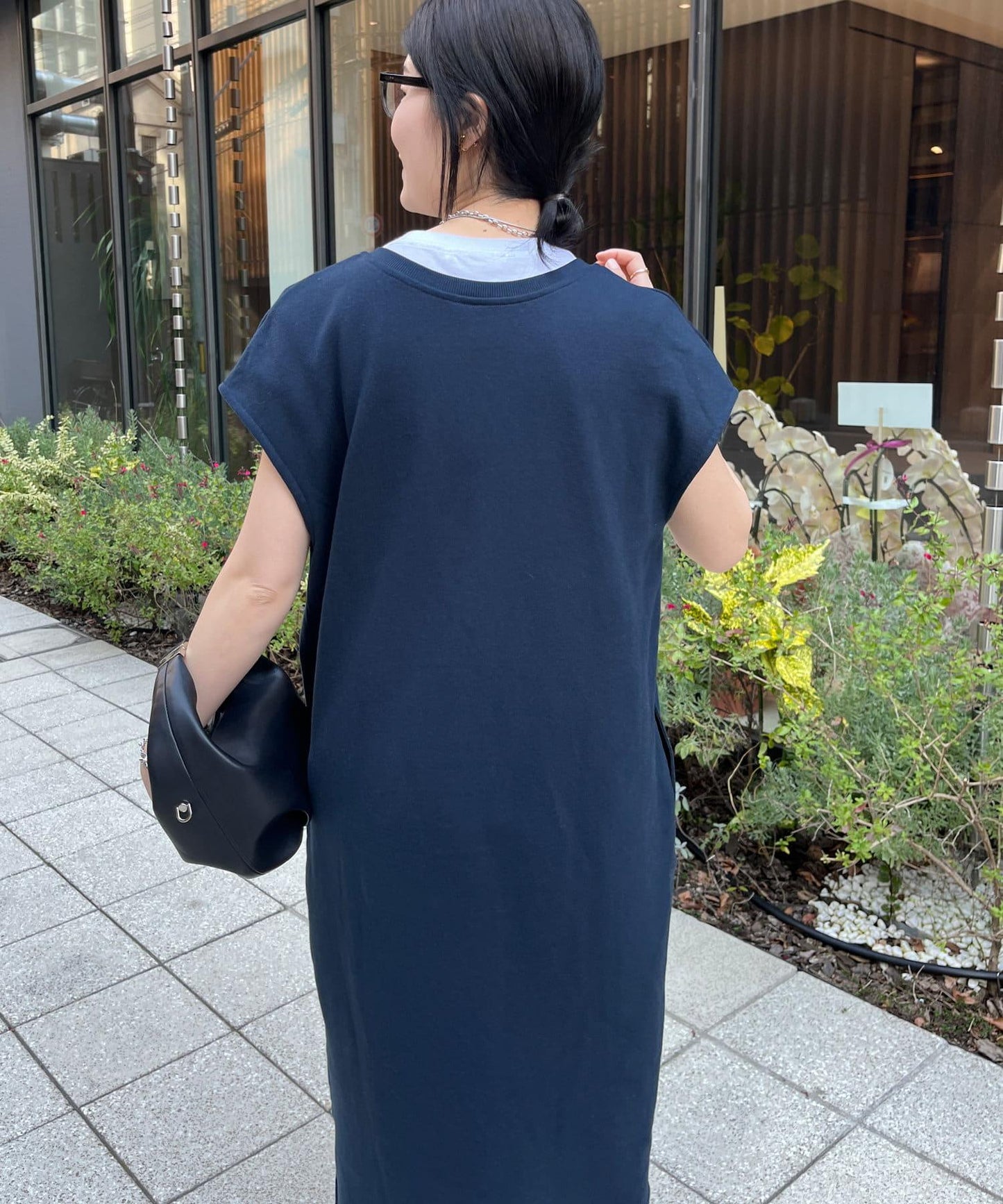 【櫻花×岡地企劃】前後2WAY拉鍊連衣裙