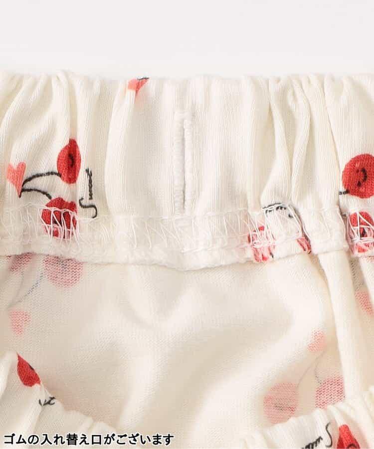 櫻桃前開襯衫睡衣