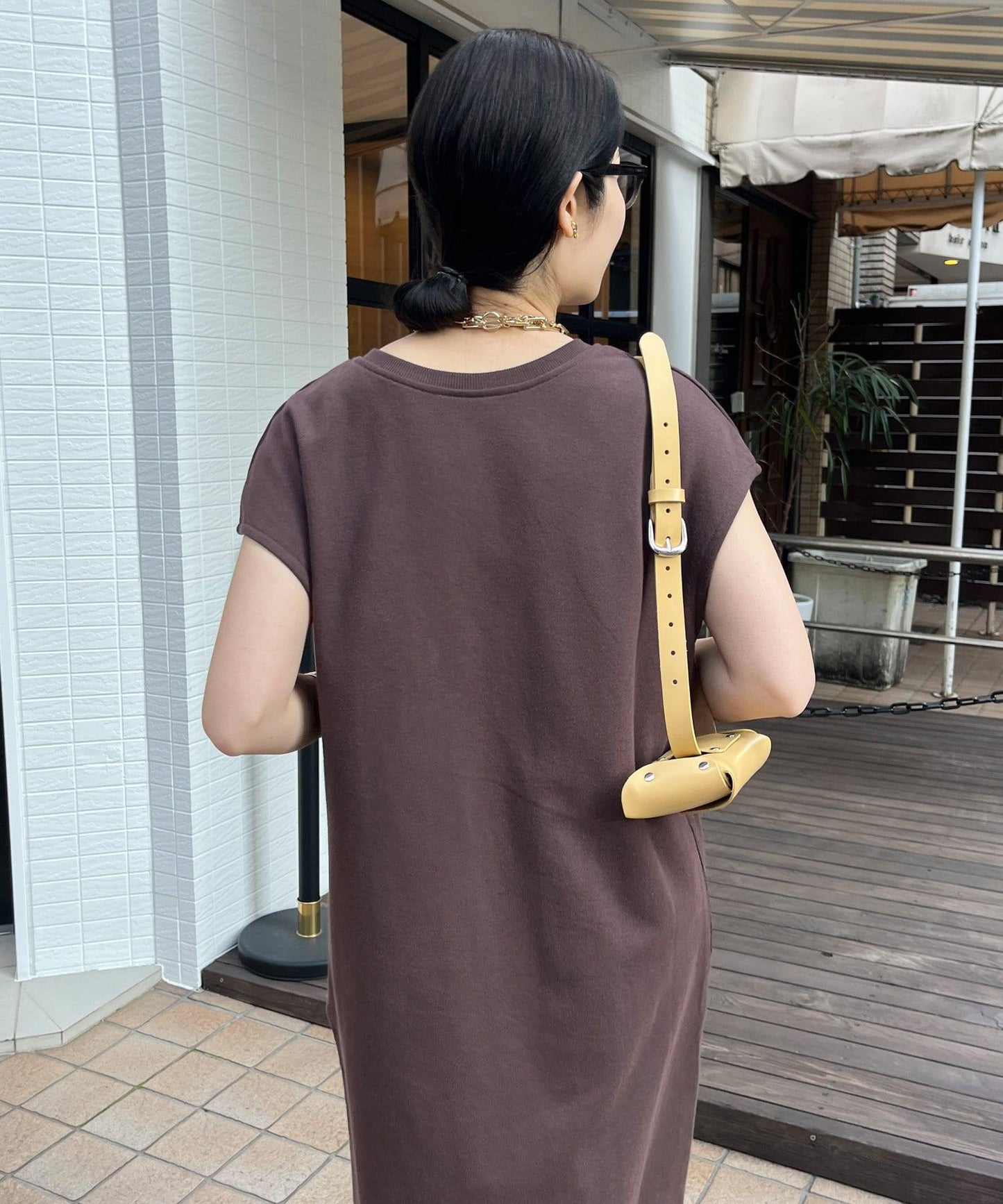 【櫻花×岡地企劃】前後2WAY拉鍊連衣裙