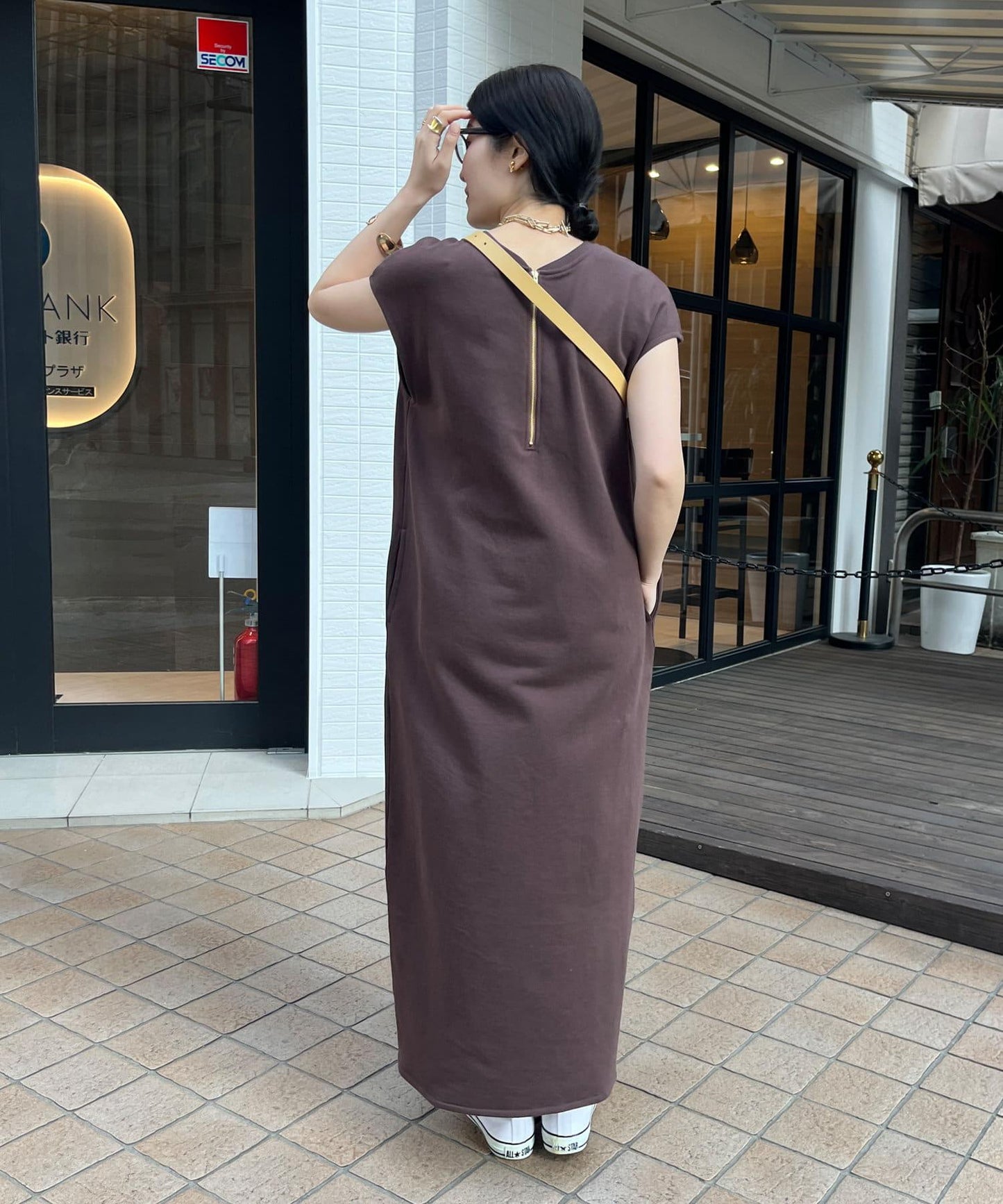【櫻花×岡地企劃】前後2WAY拉鍊連衣裙