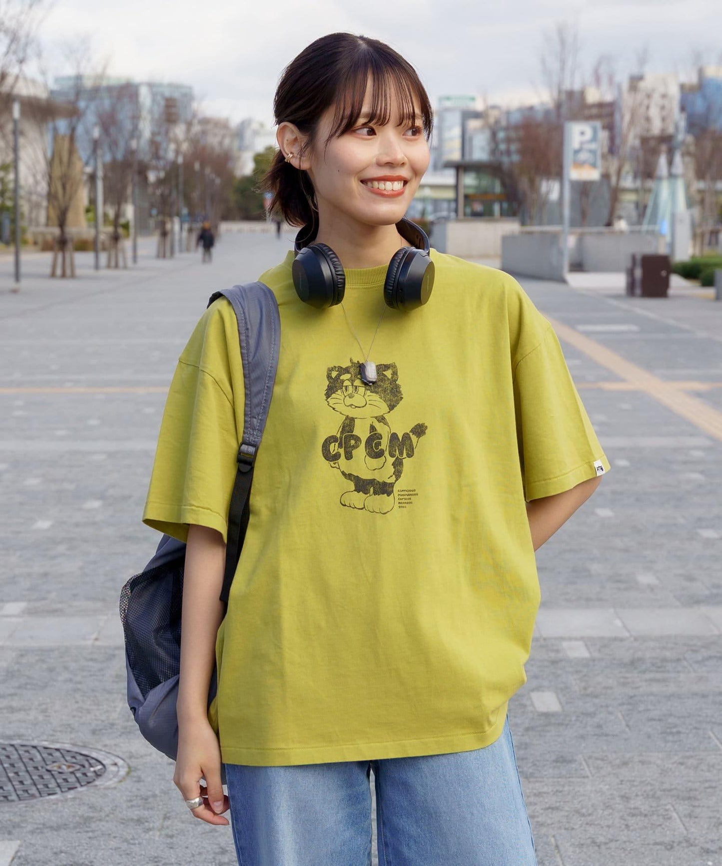 CPCM吉祥物印花T-shirt