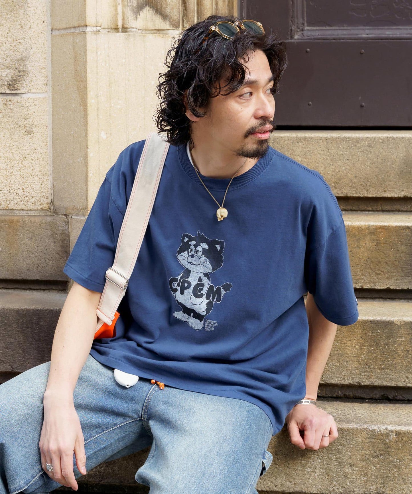 CPCM吉祥物印花T-shirt