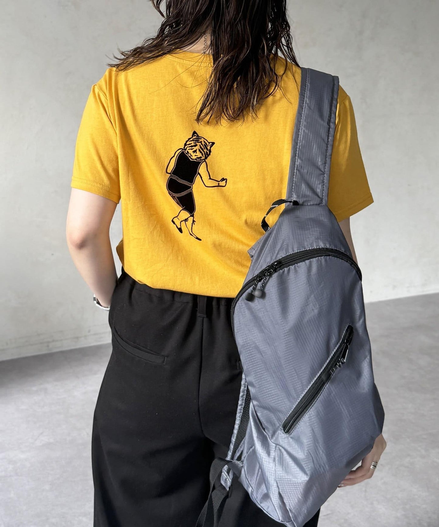 透明絨面短袖T-shirt