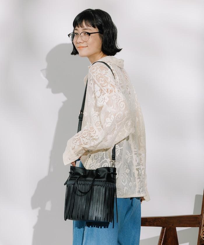 聯名 流蘇雙肩包