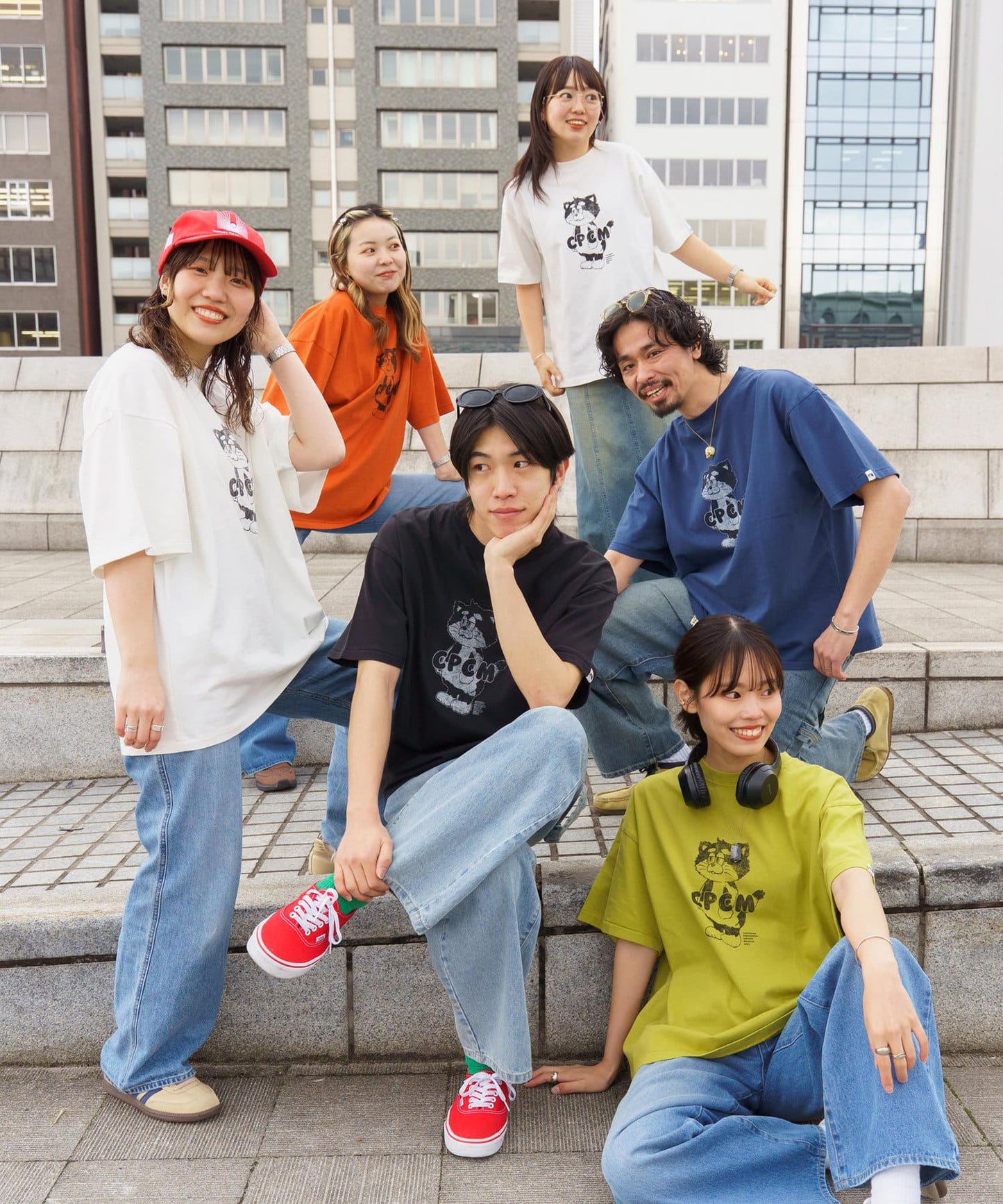 CPCM吉祥物印花T-shirt