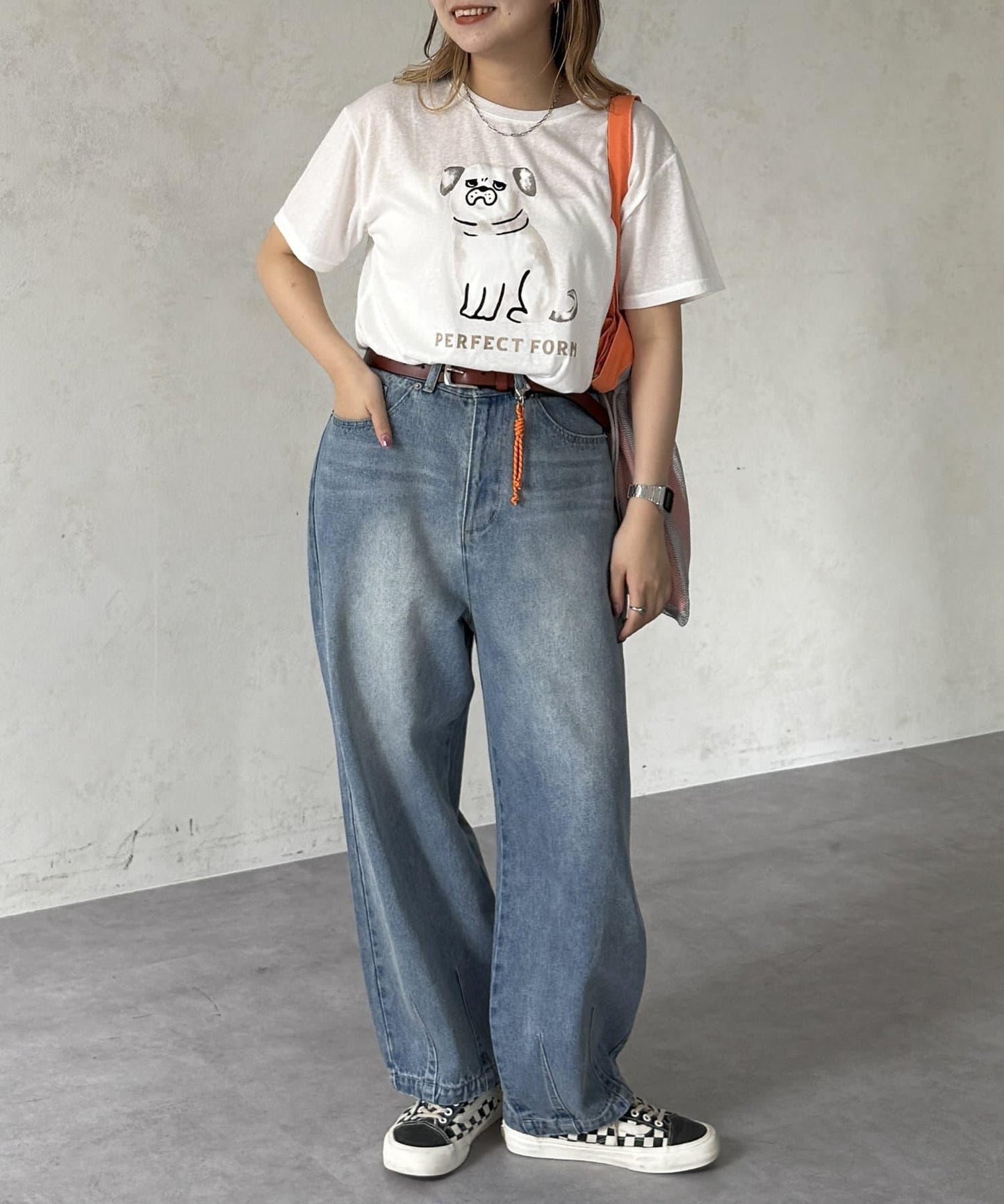 透明絨面短袖T-shirt