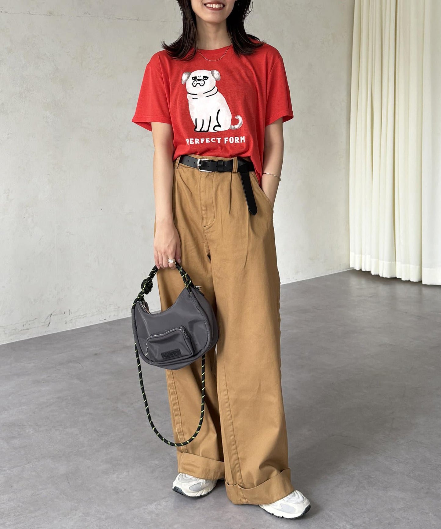 透明絨面短袖T-shirt