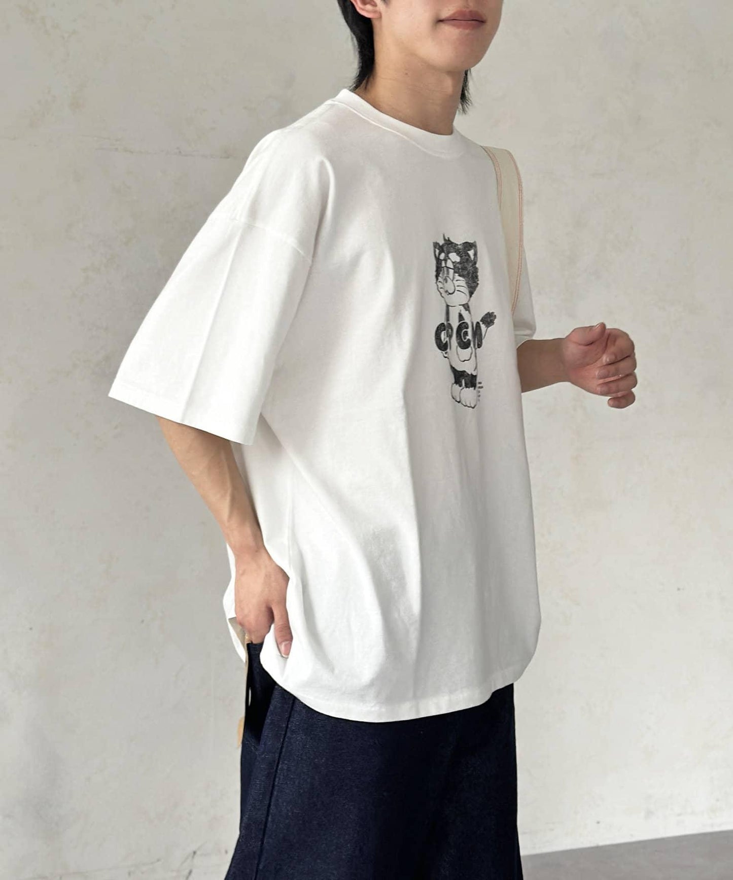 CPCM吉祥物印花T-shirt